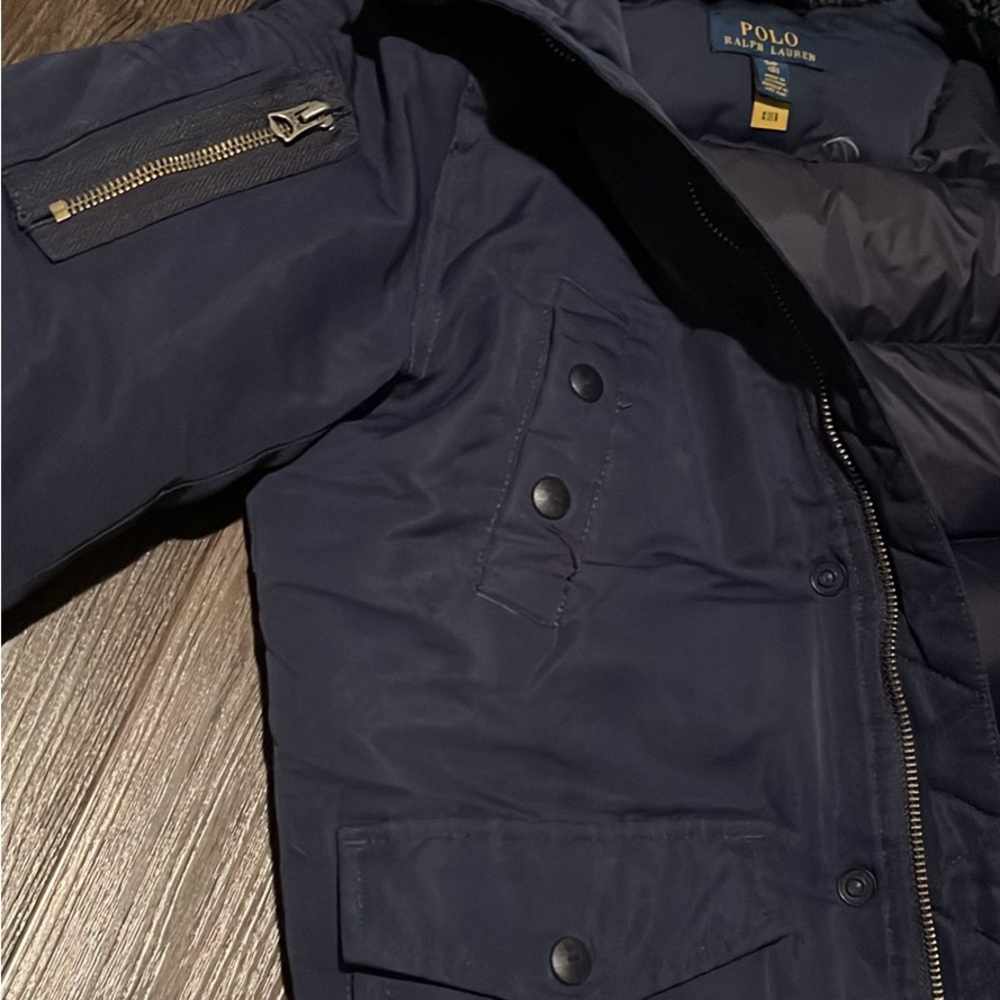 Polo Ralph Lauren Navy Puffer Jacket